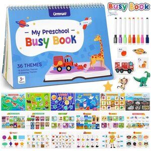 Busy Book for Toddlers - Preschool Learning Activities 36 Themes Learning